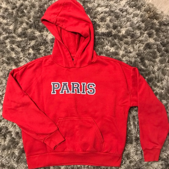 Red “Paris” Hoodie from PacSun! - Picture 1 of 3